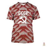 Maillot sportif CCCP avec imprimé taches distinctif