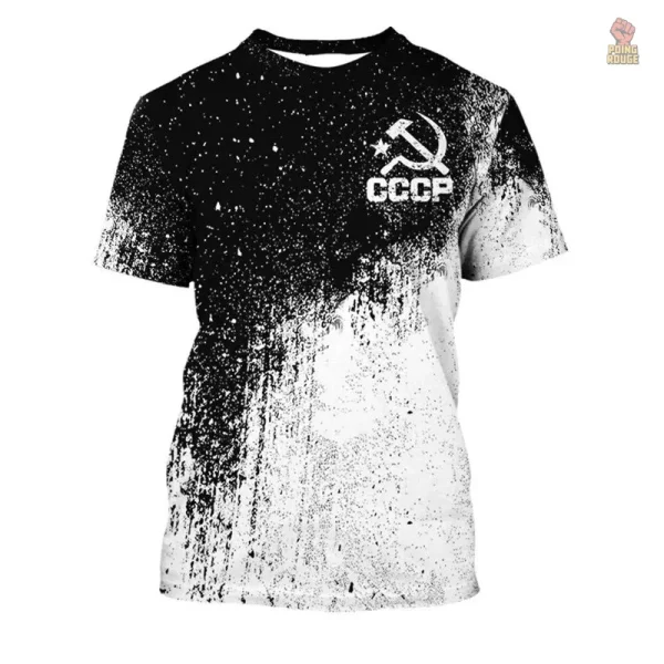 maillot-cccp-sport-noir-blanc-diagonal-1 Maillot CCCP sport noir et blanc diagonal
