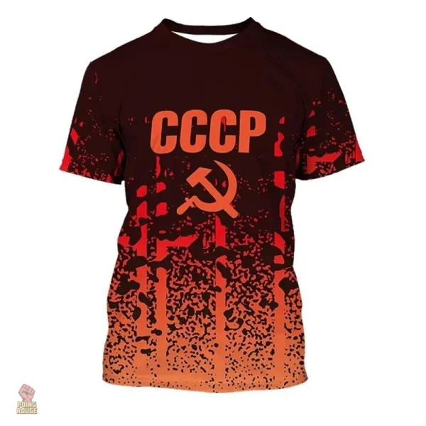 Vêtement communiste noir et blanc