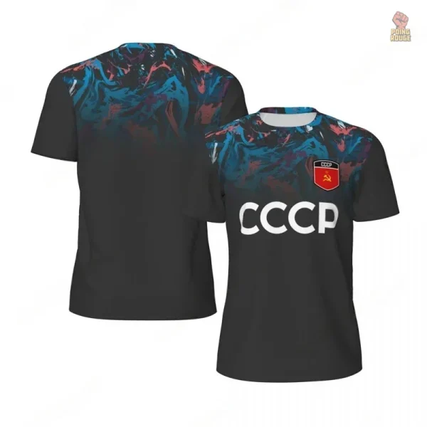maillot-communiste-degrade-noir-1 Maillot CCCP noir dégradé, style rétro communiste URSS