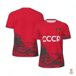 Maillot Communiste Retro Bleu - vue 4