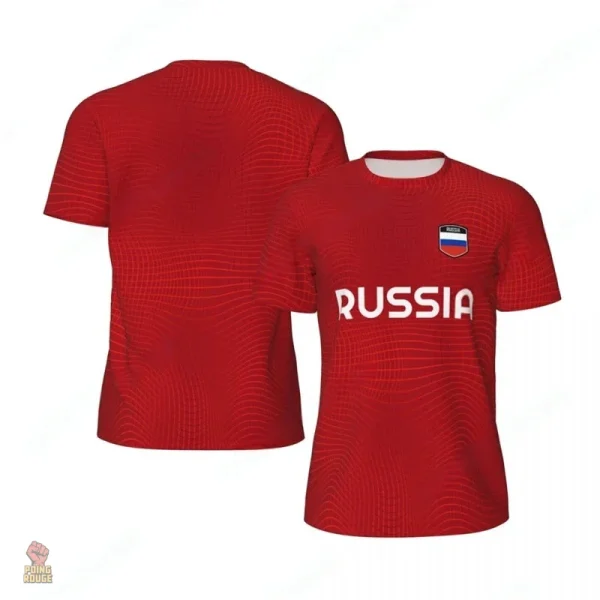 Maillot Russie avec accents dorés, mode vintage