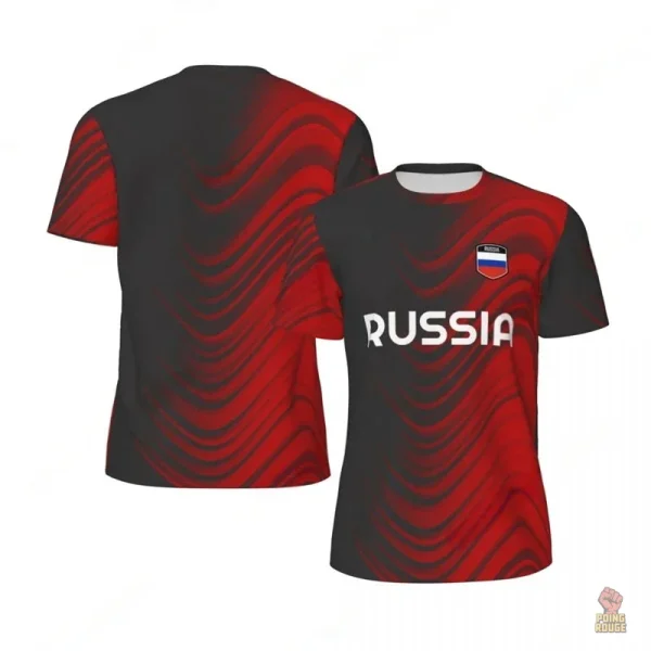 Maillot emblématique du football soviétique rouge