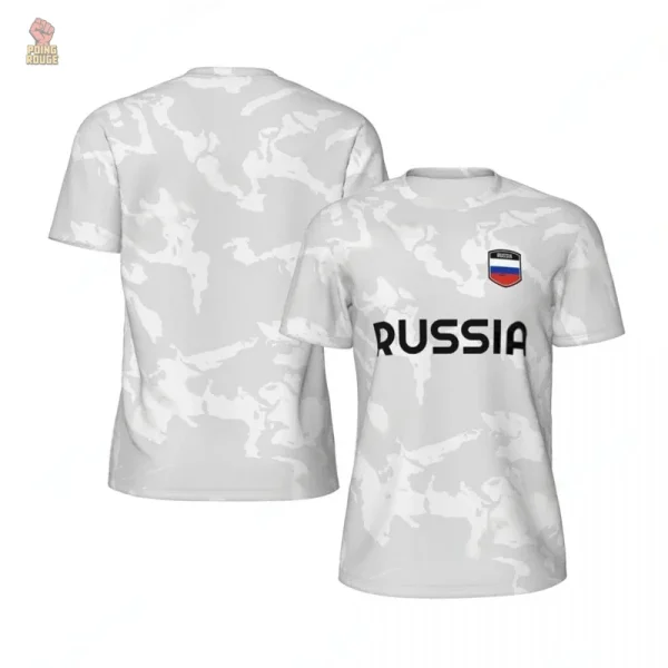 Maillot aux lignes dorées inspiré de l'URSS