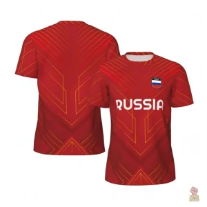 Maillot rouge rétro URSS football