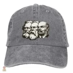 Casquette iconique représentant les leaders communistes