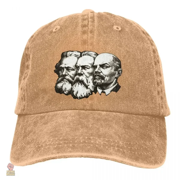 Mode militante : casquette avec portraits historiques
