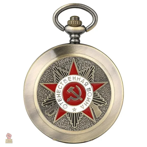 Montre de poche communiste pour amateurs d'histoire