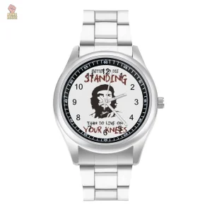 Montre militaire citation "Standing" au style communiste