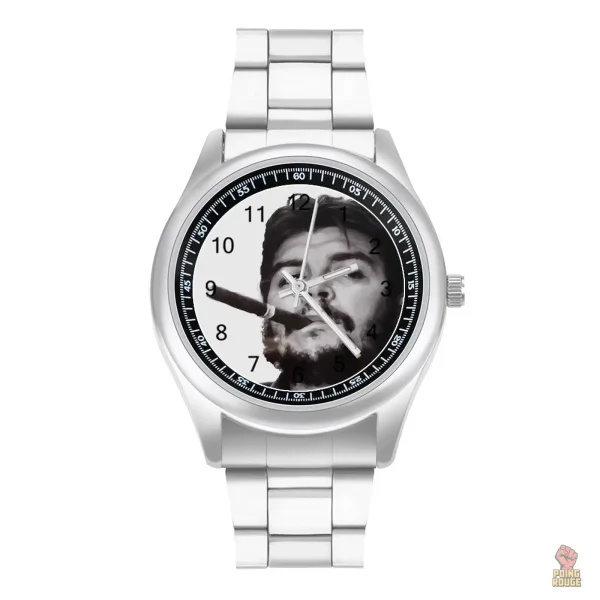 montre-militante-cigare-noir-blanc-1 Montre Cigare Noir & Blanc au style militant