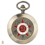 Montre poche ODG en bronze au style communiste