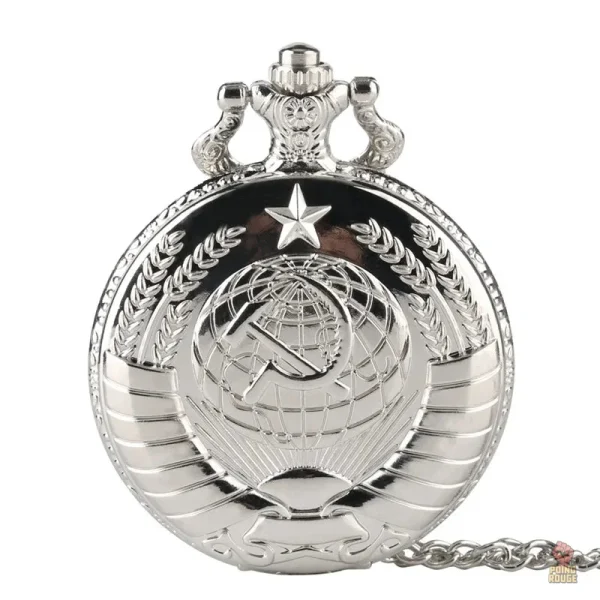 Horloge de poche emblématique du passé soviétique