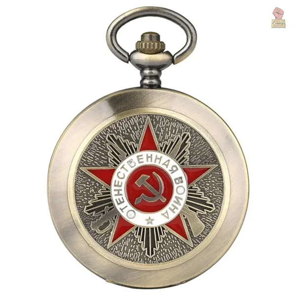 Montre de poche soviétique en argent
