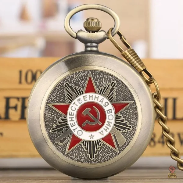 Montre de collection soviétique argentée