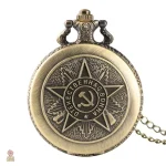 Montre de poche dorée, pièce unique URSS