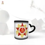 Mug CCCP étoile rouge avec design médaille armée rouge