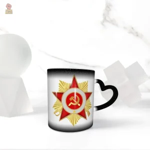 Mug CCCP étoile rouge avec design médaille armée rouge