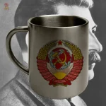 Mug inox avec emblème national soviétique CCCP