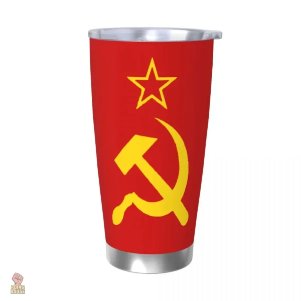 Mug à thème communiste en acier durable