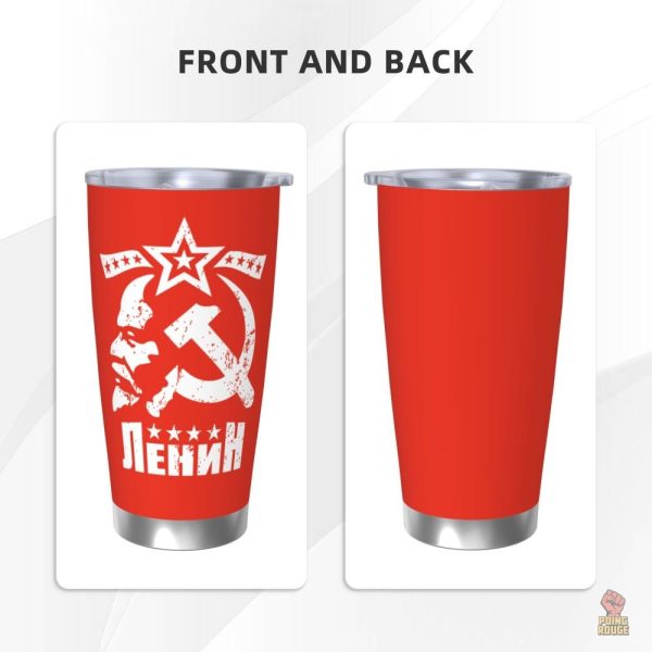 Mug en acier inoxydable pour les amateurs de communisme