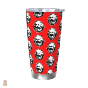 Mug isotherme Marx rouge en acier inoxydable