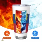 Mug élégant avec symbole russe