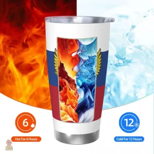 Mug élégant avec symbole russe