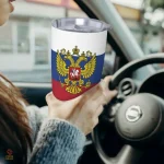 Mug isolant aigle impérial stylisé