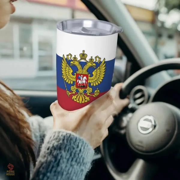 Mug isolant aigle impérial stylisé