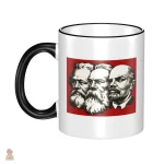 Mug céramique Marx Engels Lénine, symbole communiste