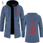 Parka CCCP avec faucille et marteau, style long