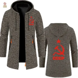 Vêtement communiste, parka CCCP, design iconique