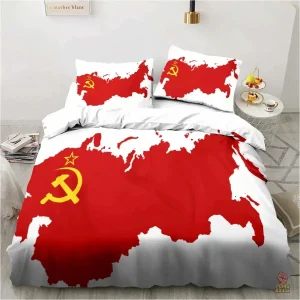 Ensemble de lit au design armoires communistes