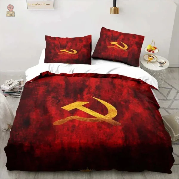 Parure de lit avec design historique URSS