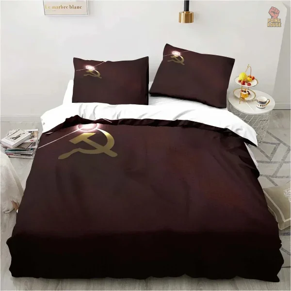 Set de lit CCCP, hommage au passé soviétique