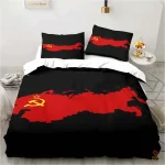 Housse de coussin avec motif CCCP traditionnel