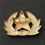 Aigle bicéphale russe, accessoire en métal brillant