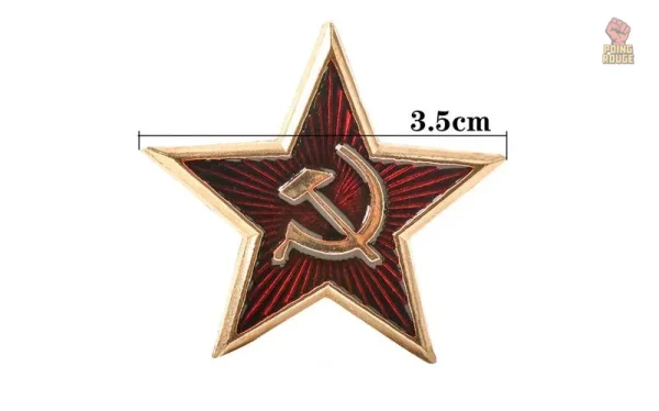 Élément décoratif : aigle bicéphale en métal doré