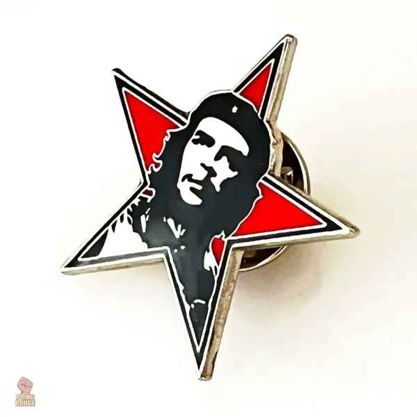 Écusson Che Guevara avec beret en finition métallique
