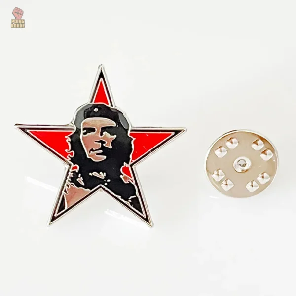 Pin décoratif Che Guevara, finition métal colorée