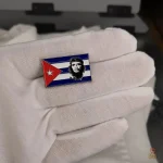 Lot de 5 épinglettes Che Guevara en métal émaillé mixte