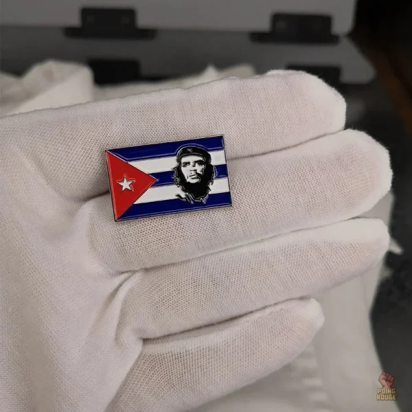 Lot de 5 épinglettes Che Guevara en métal émaillé mixte