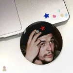 Macaron emblématique de Che Guevara en rouge
