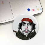 Pin badge Che Guevara, couleur kaki, style unique
