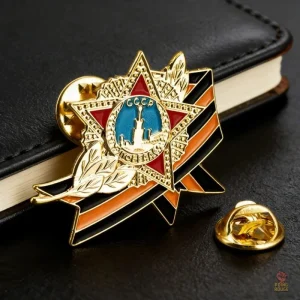 Insigne historique CCCP avec motif de victoire