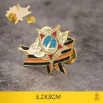 Broche emblématique du Kremlin, design artistique