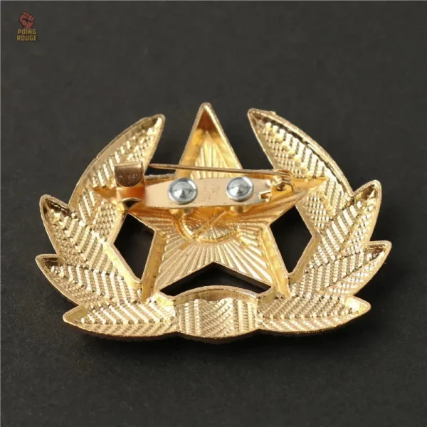 Étoile CCCP en métal, pin 3.5 cm, accessoire historique