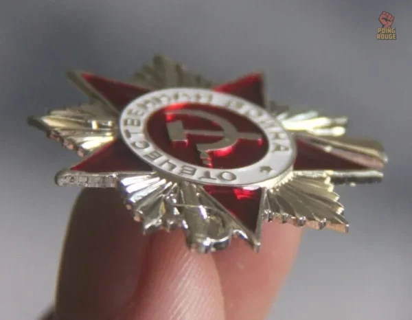 Accessoire historique, pin commémoratif Guerre Patriotique 2ème classe