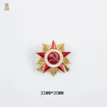Pin ordre guerre patriotique doré CCCP 32mm
