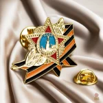 Ornement patriotique soviétique en 32mm